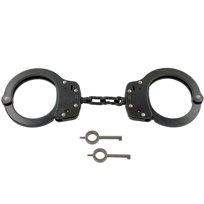 Esposas S&W Modelo 100 con Par Llaves Pavonadas en Negro
