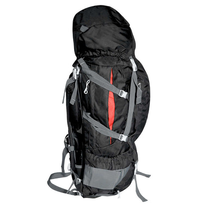 Mochila para alta montaña KALA PATTHAR 90 L, negra Wallis