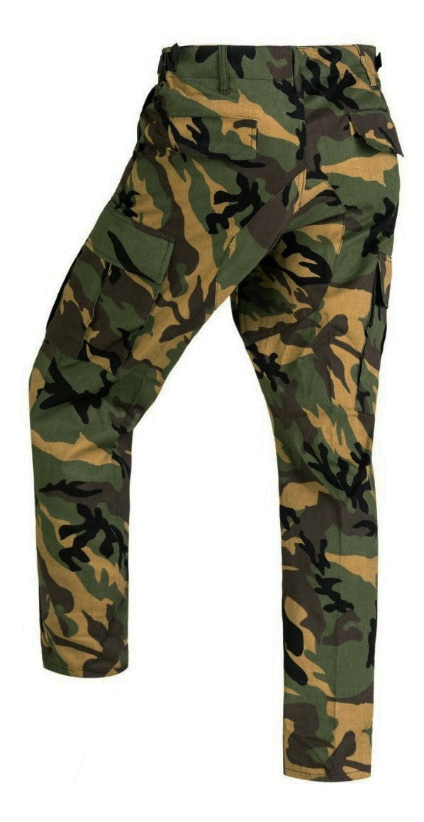 Pantalon Camuflajeado Hombre Camu Selva