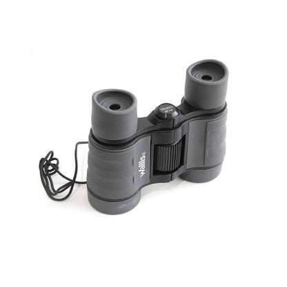 Binocular KIDS para niños tipo tejado, 4X30 mm gris Wallis