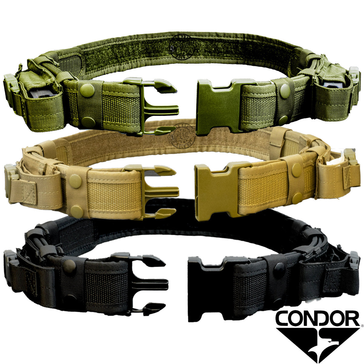 Fajilla Tactical Belt Original Condor tres colores