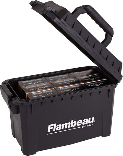 Caja Seca Para Tiros Balas Lata Municion Herramienta Flambeau Abierta