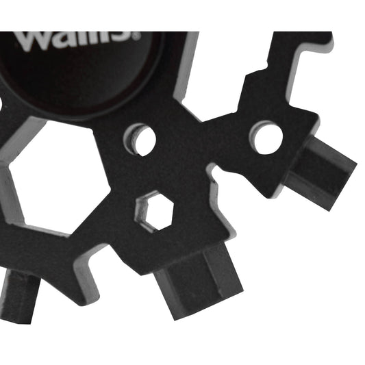 Multiherramienta universal portátil, 22 usos, acero inoxidable negro