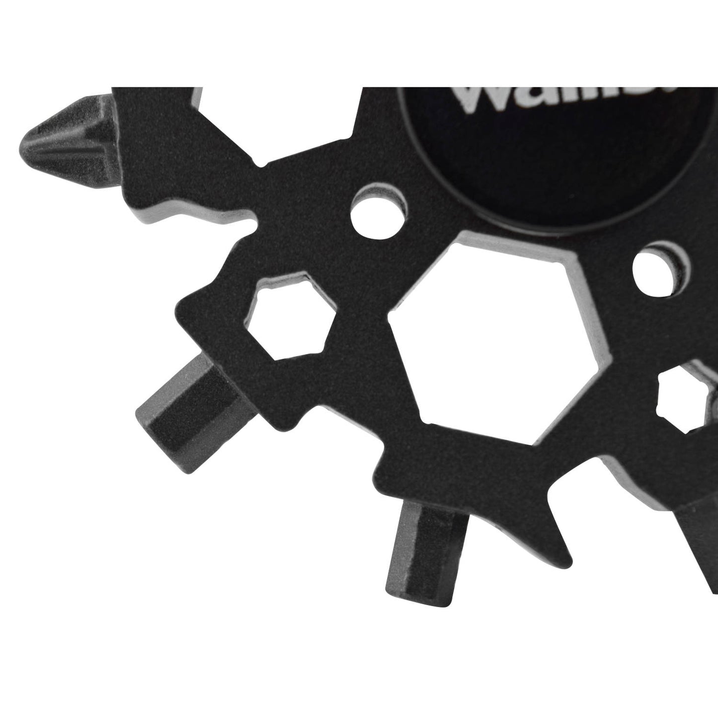 Multiherramienta universal portátil, 22 usos, acero inoxidable negro