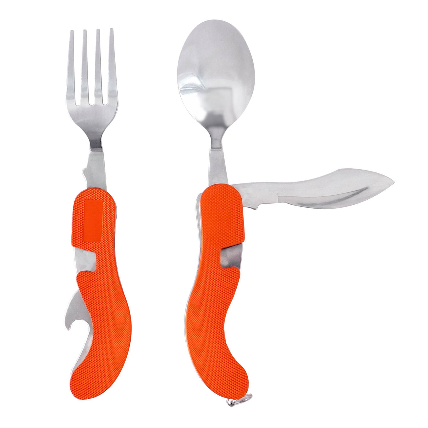 Cubierto con 5 usos, desprendible a 2 piezas, naranja