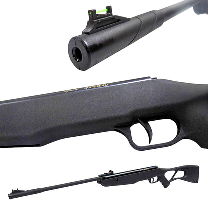 Rifle De Aire Inferno 5.5mm Cal .22 Crosman 480 Fps Crosman
