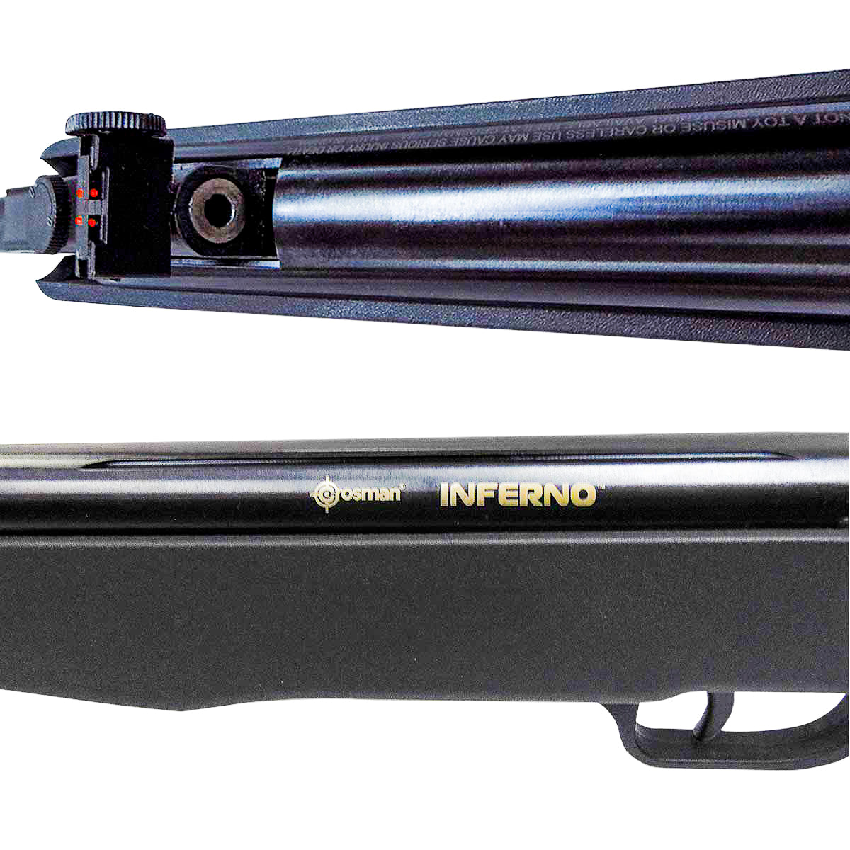 Rifle De Aire Inferno 5.5mm Cal .22 Crosman 480 Fps