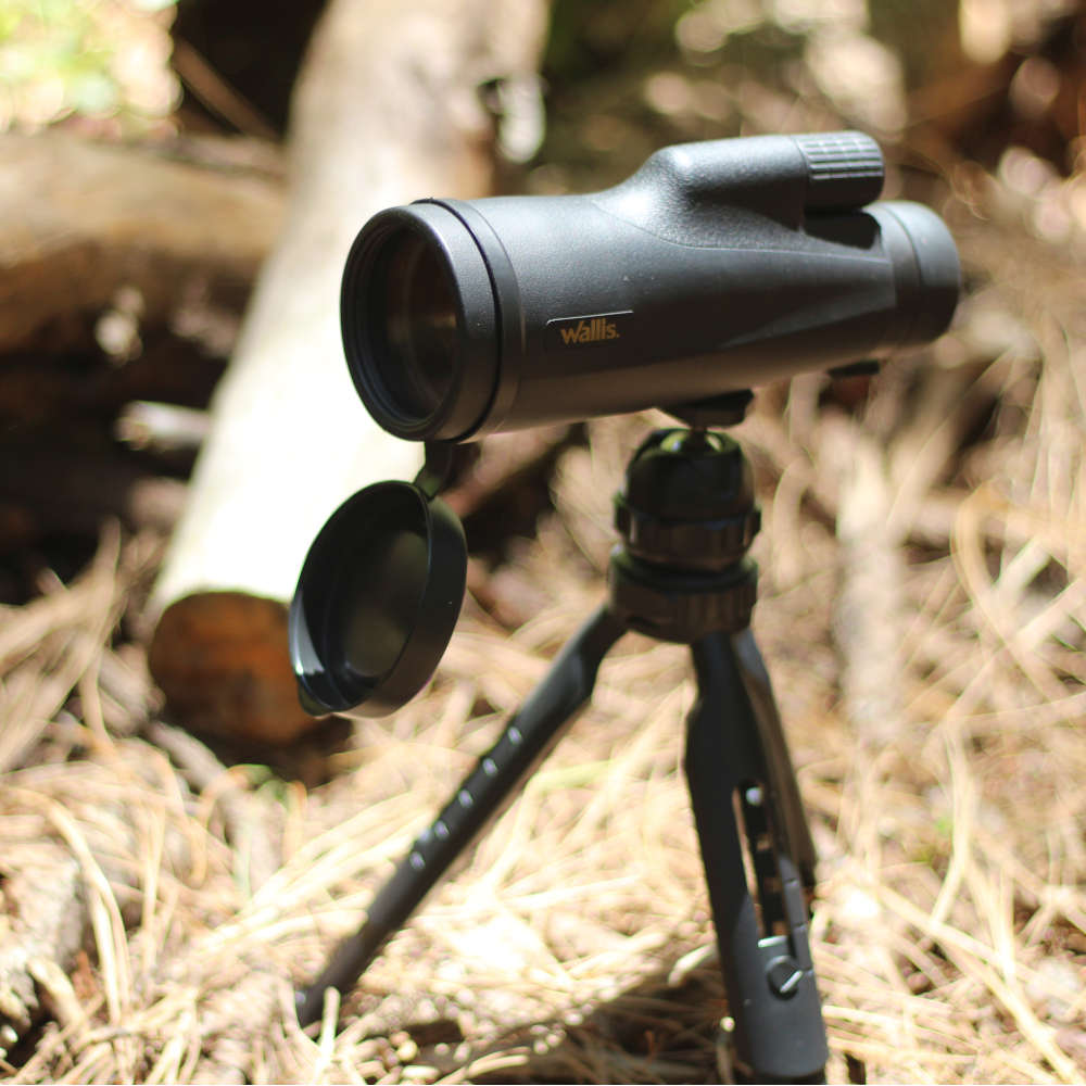 Monocular 12 x 50 mm, resistente a lluvia y salpicaduras