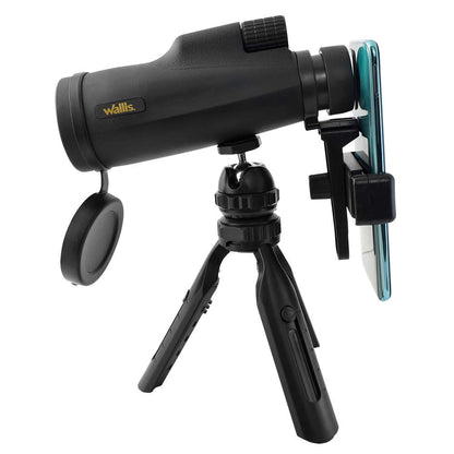 Monocular 12 x 50 mm, resistente a lluvia y salpicaduras Wallis