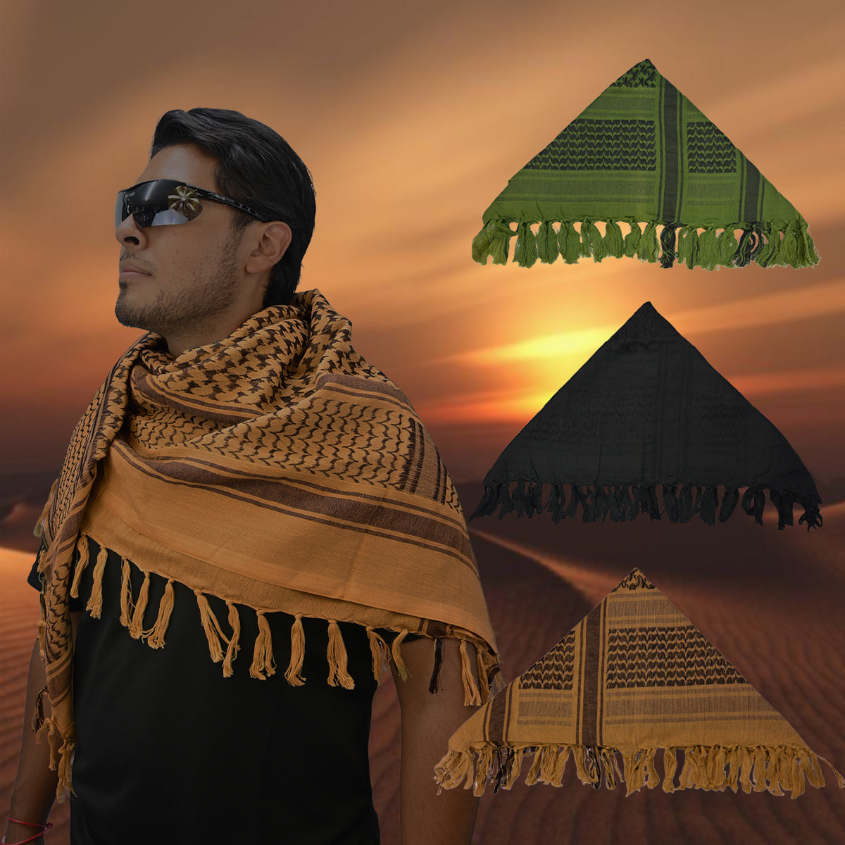 Bufanda Palestina Shemagh Turbante Árabe