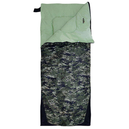 Bolsa para dormir GOBI 400, -5°C, verde camuflaje Wallis