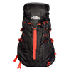 Mochila para montaña CHILAS 50 L, negro con rojo