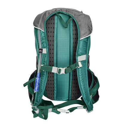Mochila de hidratación NITRA gris con verde Wallis
