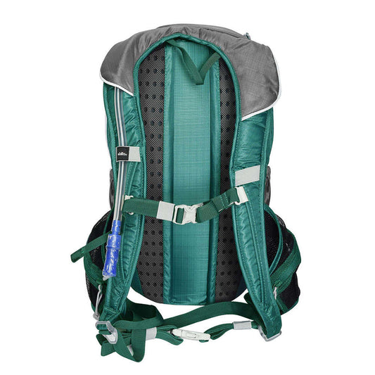 Mochila de hidratación NITRA gris con verde